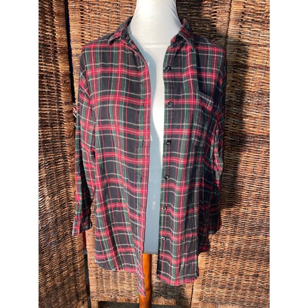 Basic Editions Long-Sleeve Flannel M